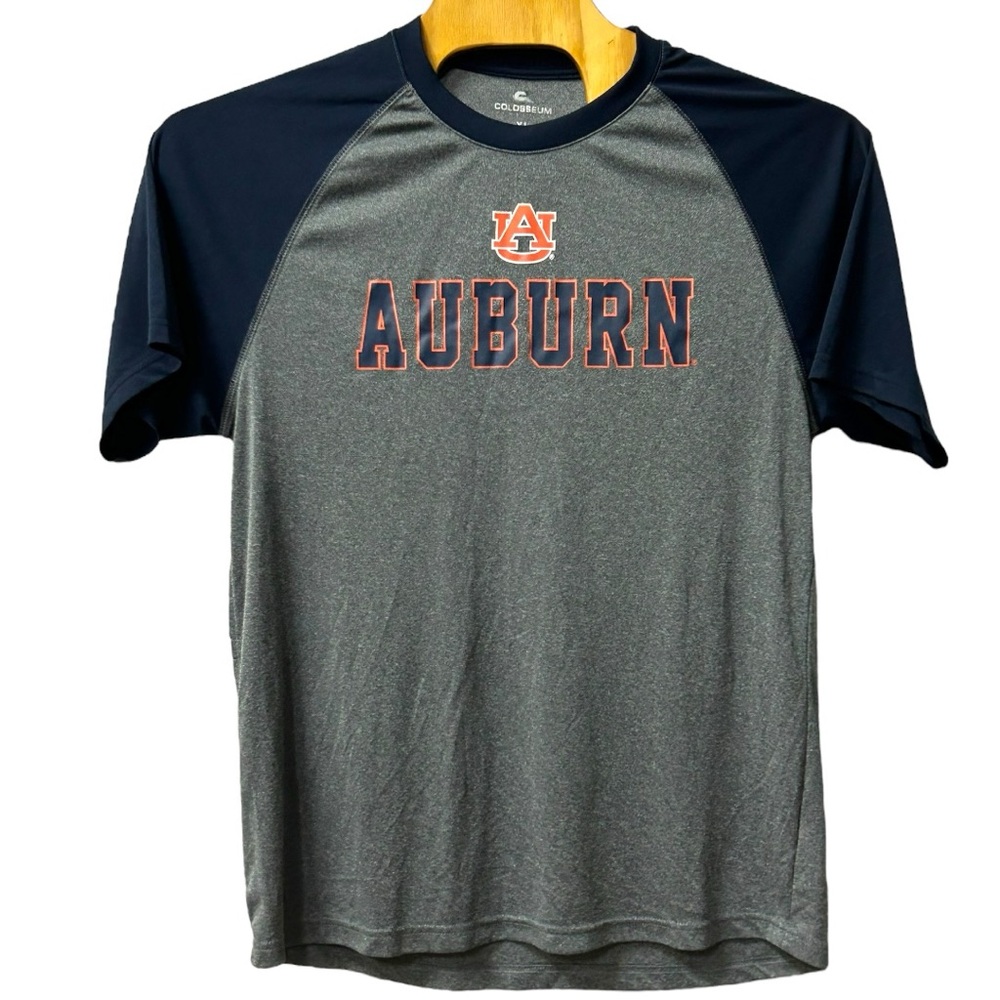 Colosseum Men’s‎ Short Sleeve Auburn Crew Neck Performance Tee Shirt  Sz XL